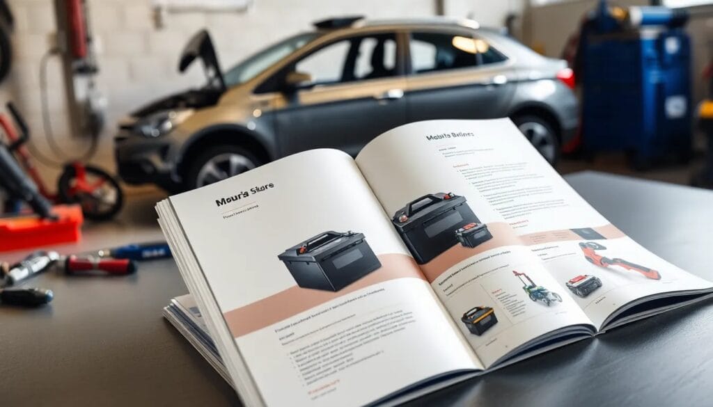 Catálogo de baterías y automóvil