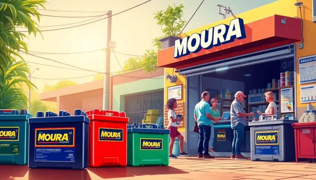 Tienda de baterías Moura en Tunjuelito.